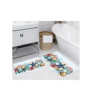 Eliana Home Baskılı 2'li Banyo Paspas Takımı RVG5237