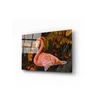Miyrem Glasses Collection -A1^#  Flamingo 2 Cam Tablo (Çok Renkli)
