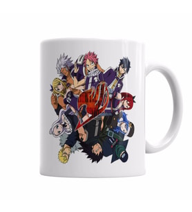 Fairy Tail   Anime Erza Scarlet Happy Lisanna Straussss Kupa Bardak Porselen