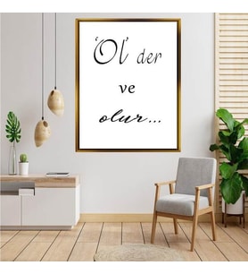Altın  Çerçeveli tablo ss917