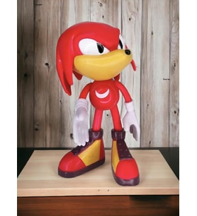 Sonic Hedgehog Kirpi Sonic Anime Karakter Figür Eklemli Silikon Oyuncak Kırmızı Ekidne Knuckles 16cm
