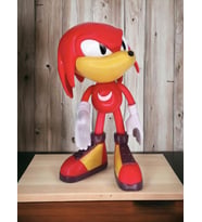 Sonic Hedgehog Kirpi Sonic Anime Karakter Figür Eklemli Silikon Oyuncak Kırmızı Ekidne Knuckles 16cm