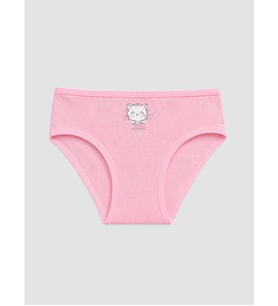 LCW Kids Pembe Baskılı Kız Çocuk Külot