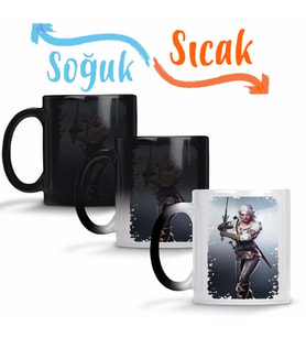 Ciri The Witcher Sihirli Kupa Bardak Porselen