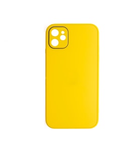 ScHitec Deluxe İphone 12 Mat Kılıf Sarı