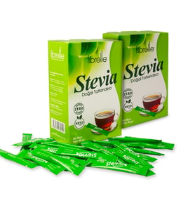 Fibrelle Ultra Stevialı Tatlandırıcı  0,5 gr 80 Adetlik Kutu 2 kutu