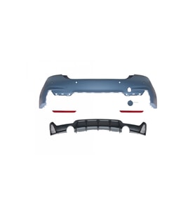 BMW F32+LCI F36+LCI 2013-2020 Komple Tampon Arka PDCli O Egz &Ccedil;ıkışlı M Tech 51192339218 Wender