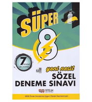 Nitelik 8.sınıf Yeni Nesil Süper Sözel 7 Deneme