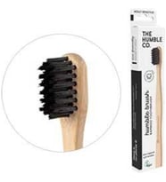 Humble Brush Yetişkin Diş Fırçası Soft Extra Inceltilmiş Yumuşak Kıllar - Kömür Siyah