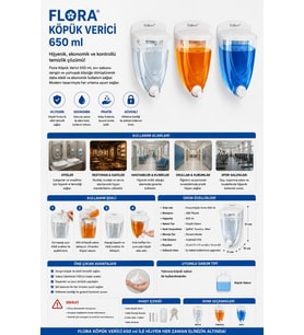 Flora Köpük Verici 650 ml