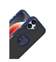 İphone 17 Montreal Yüzüklü  Kapak - Lacivert
