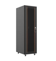 AGER 26U 600x800mm Dikili Tip Siyah Kabinet Agena AG-AN26U6080S1 Cam Kapak