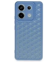 Durukar® Redmi Note 13 Pro 5G Kılıf Petek Silikon Kapak - Mavi