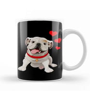 Bulldog Kupa Bardak Porselen