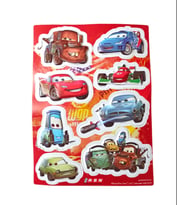 Şimşek Mcqueen Cars Buzdolabı Süsleri 8 li Cars Magnet'ler (Çok Renkli)