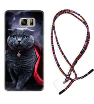 Samsung S7 Edge S20 Fe Plus Ultra S21 S22 Kılıf Boyun Asklı Rasta Silikon Super Cat 1666
