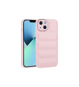 Apple iPhone 14 Plus Uyumlu Kılıf Kamera Korumalı Parlak Airbag'li Zore Galya Kapak (Pembe)