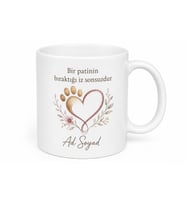 Kişiye Özel Evcil Dost Hatırası Kupa Bardak İsimli Hediye Mug