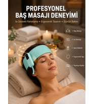 Isıtmalı Baş Masaj Aleti Rahatlatıcı ve Stres Giderici Tasarım Yeni Nesil