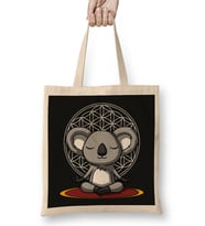 Koala Bear Meditation Koala Yoga Bez Çanta Uzun Saplı