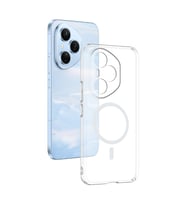 Honor 400 Pro Kılıf Kablosuz Şarj ve Magsafe Destekli SlimSafe Premium Sert PC Silikon Kapak (Renksiz)