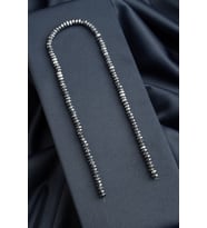 Hematit Doğal Taş Parlak Gümüş Fasetli Rondela Kesim 6x3mm Dizi