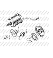 MONDİAL ATV MD200 JACKAL İLK HAREKET DİŞLİSİ 57T ORJ