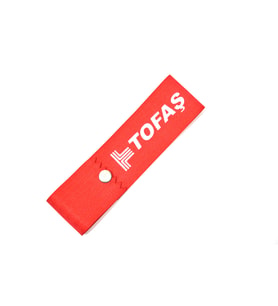 tofaş ön tampon ve arka tampon uyumlu süs - kırmızı logo markalı 2 adet tuning modifiye aksesuar