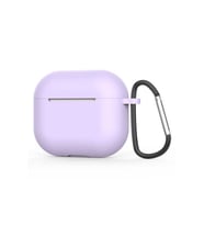 Apple Airpods 3. Nesil Uyumlu Zore Standart Silikon Kılıf (Lila)