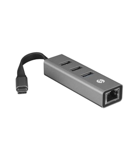 S-lınk Sw-u3325, Gigabit, Type-c To Rj45, 3xusb 3.0, Metal, Ethernet Kartı