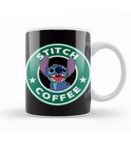 Stitch Coffee 01 Kupa Bardak Porselen