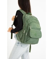 Ultra Hafif Çok Cepli Su Geçirmez Sırt Çantası Unisex Yeşil (Model:571-2A)