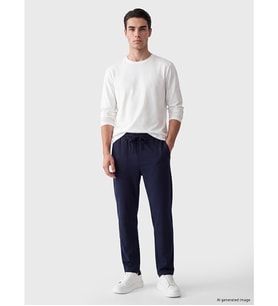 LCWAIKIKI Classic Lacivert Regular Fit Erkek Eşofman Altı