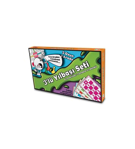 Ks Games 3'Lü Yılbaşı Seti (Tombala - Kızmabirader - Fırdöndü)