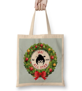 Christmas All Star Overwatch Mei Wreath Bez Çanta Uzun Saplı