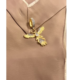 Melek Ajda Bilezik 925 Ayar Gümüş Charm