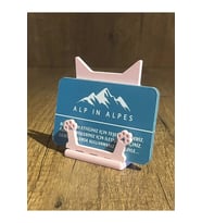 Kedi Temalı Kartvizitlik - VetPati (Toz Pembe)