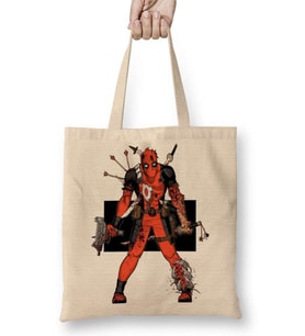 Deadpool Angry Bez Çanta Uzun Saplı