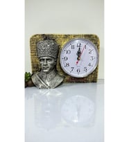 Atatürk Büstlü Dekoratif Duvar Saati