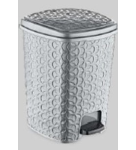 Rattan Star Pedallı Çöp Kovası 12 Lt. Royaleks-E248
