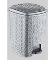 Rattan Star Pedallı Çöp Kovası 12 Lt. Royaleks-E248