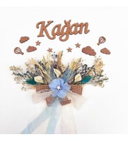 Lora Davet Bebek kapı süsü, Hastane kapı süsü, Duvar süsü aksesuarları (1 Adet) Mavi - 36500