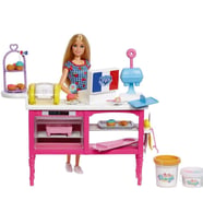 Barbie'nin  Eğlenceli Kafesi Oyun Seti HJY19 Lisanslı Ürün (Karışık)