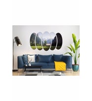 DAĞ EV MANZARA MDF TABLO-3423
