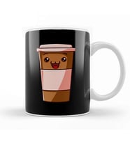 Kawaii Coffee Cup Funny Anime Caffeine Japanese Kupa Bardak Porselen