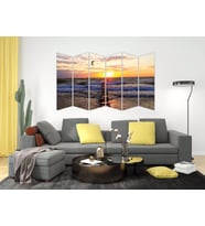 DENİZ GÜN BATIMI KIYI MDF TABLO-2299 MODEL-B