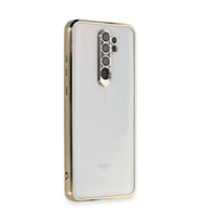 Xiaomi Redmi Note 8 Pro Kılıf Razer Lensli Silikon - Gold