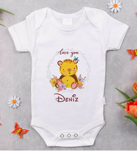 BK Kids İsimli Bebek Body Zıbın - Model 15