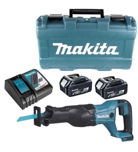 Makita DJR186RFE 18 V Çift Akülü Tilki Kuyruğu Testere