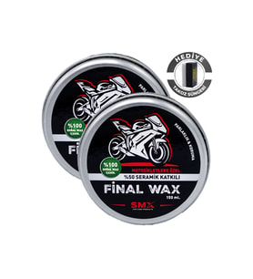 Motosikletlere Özel Final Wax 150 ml 2 Adet + Hediye Takoz Cila Süngeri